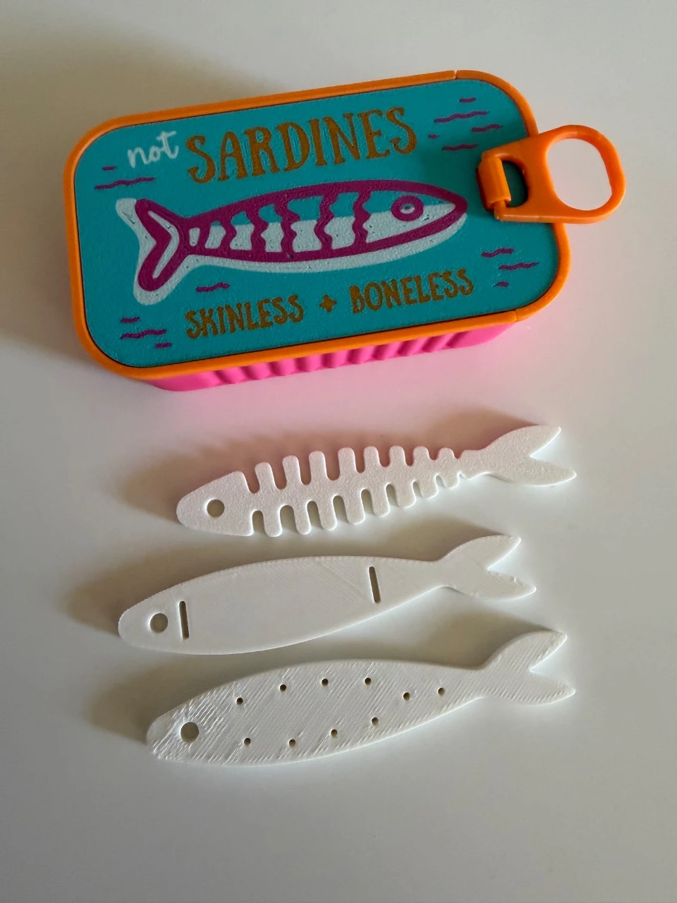 Caixa organizadora de joias Sardines Can Travel